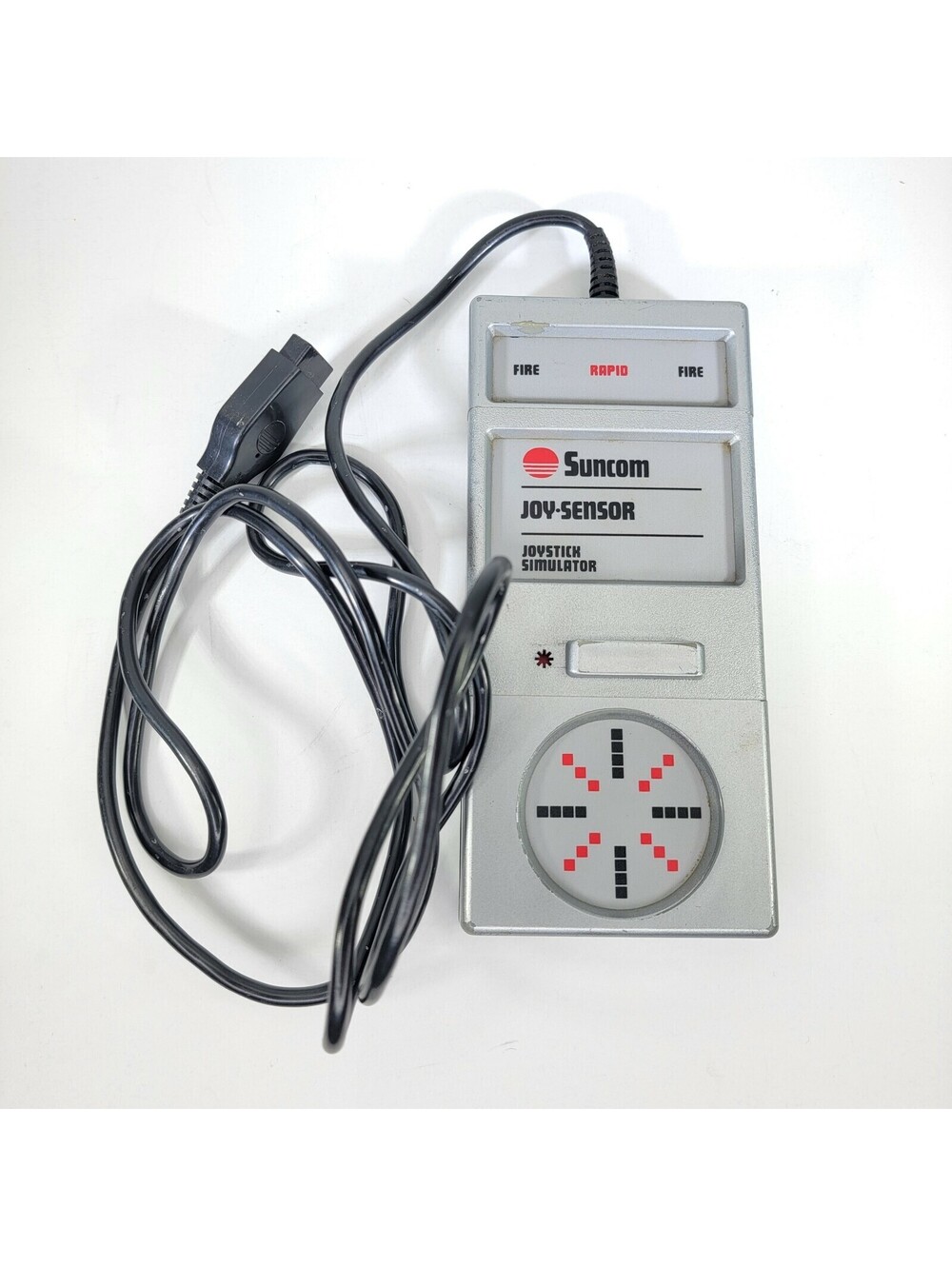 Suncom Joy Sensor 9 pin Joystick Simulator Commodore Atari Spectrum Tested Works